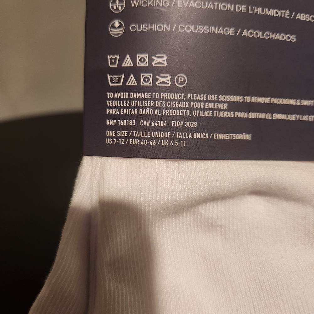 Michael Kors White Low Cut Athletic Socks - Picture 3 of 3